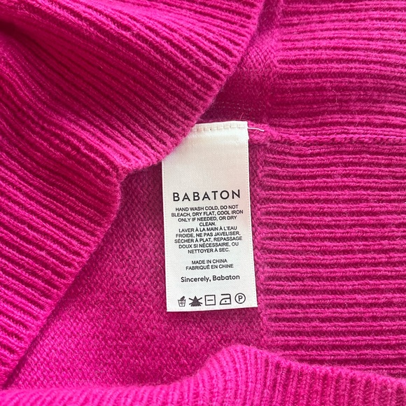 Aritzia Babaton Quarterly Luxe Cashmere Sweater Size S - Picture 15 of 16
